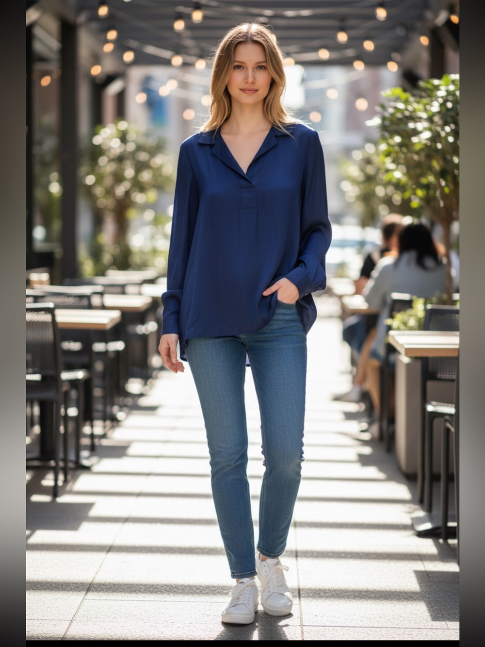 LA FAYETTE  148 silk blouse